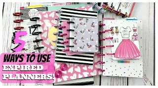 5 ways to use expired planners | Happy Planners