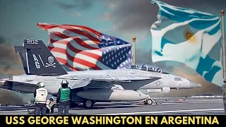 🇦🇷🇺🇲 Resumen primer día del ejercicio Gringo-Gaucho II con el Portaviones USS George Washington