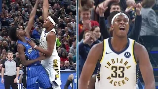 Myles Turner POSTER DUNK on Jonathan Isaac - Magic vs Pacers | March 2, 2019 | 2018-19 NBA Season