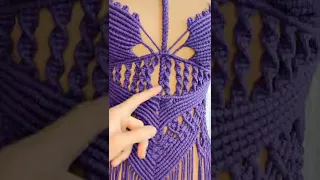 Macrame dress "LAVANDA"💜 Follow @nanna_christ_ on Instagram 💜 DIY