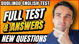 Full Duolingo English Test #3 with ANSWERS