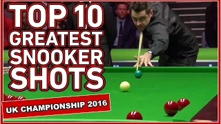 TOP 10 GREAT SNOOKER SHOTS ᴴᴰ UK Championship 2016