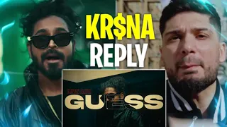 KR$NA React On Emiway DissTrack - Guess | KR$NA Vs Emiway | Rap