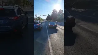 Splitting lanes on the Begode Master electric unicycle