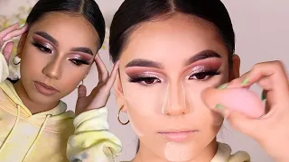 MAQUILLAJE PARA UNA QUINCEAÑERA MUY GLAM!