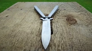 making a butterfly knife from scratch