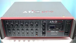 ATI 500U HD+ Power Amplifier with digital media Player & Recording Support 💯 | Ati Pro Technologies
