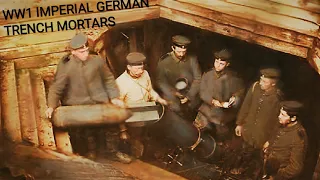 WWI German Trench Mortars/ Imperial German Minenwefer 1914-18