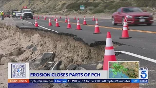 Latest storm causing more erosion concerns along PCH 