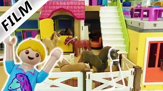 Playmobil Film deutsch | Luxusvilla wird zum Ponyhof | Familie Vogels eigener Pferdehof Kinderserie