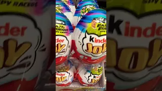🟠✅#viral KINDER JOY OVERLOAD FAST&FURIOUS CANDY #trending #asmr #satisfying #delicious #shorts🍫🍭
