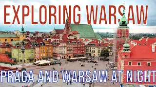 Exploring Warsaw | Praga and Warsaw at Night | Vlog 66