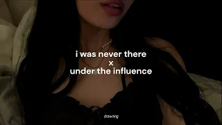 under the influence x I was never there // (tiktok remix)
