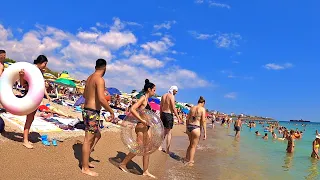 【4K】ROMANIA BEACHES WALKING TOUR New Day at Charm Beach Costinesti Romania - La Plaja #3