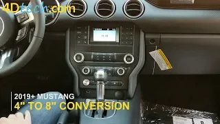 4" to 8" Factory SYNC 3 Upgrade Conversion | 2019+ Ford Mustang