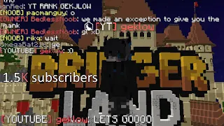 How I got Youtube Rank on @Bedless's server (with only 1.5k subs)