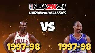 '97-'98 Chicago Bulls vs '97-'98 Utan Jazz / NBA 2K21 Gameplay