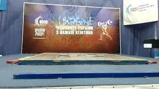 Чемпіонат України з важкої атлетики серед юнаків та дівчат до 17 років. 2 день