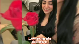 Anniversary  Of Falak Shabir And Sarah Khan Marriage ❤️❤️ || The Bright NSWorld ||