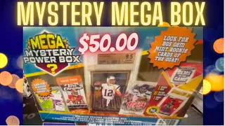 Mega Mystery Football Box Meijer Exclusive ** Football Card Mystery Box! **