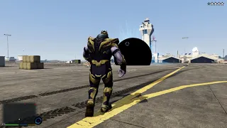 GTA 5 Thanos Destroyed Military Endgame