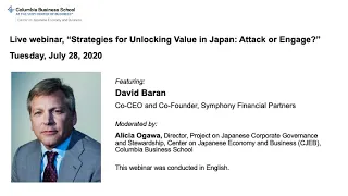 Strategies for Unlocking Value in Japan: Attack or Engage?