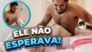 ZE FELIPE CHEGOU DE VIAGEM E EU FIZ UMA SURPRESA PRA ELE!!