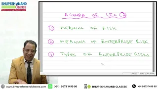 CMA USA Part 2 Section D Risk Management Lec 2