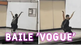 Joven se vuelve viral tras realizar baile 'Vogue' en el metro