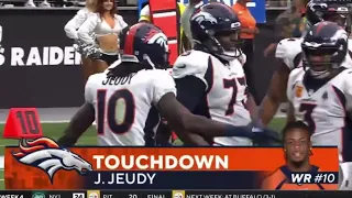Russell Wilson 20 Yard Touchdown Pass to Jerry Jeudy | Broncos vs Raiders