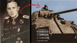Ernst Barkmann - Panther Tank Ace STOPS US Army (27th July '44)