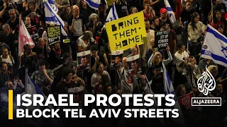 Israeli protests calling for captive deal block Tel Aviv streets