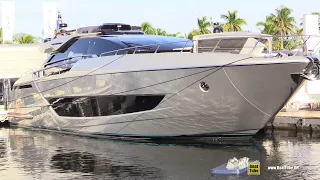 2022 Riva 88 Folgore Luxury Yacht - Deck Walkaround Tour - 2021 Fort Lauderdale Boat Show