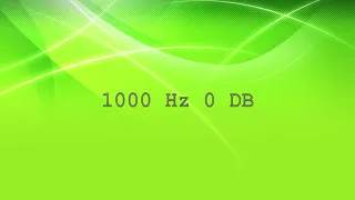 1000 HZ 0 DB TEST TONE 15 MINUTES 1KHZ