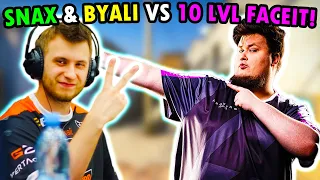 SNAX & BYALI VS 10 LVL FACEIT!