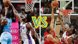 Joel Embiid VS Dikembe Mutombo: Best Blocks Highlights- Battle of the Shot Blockers