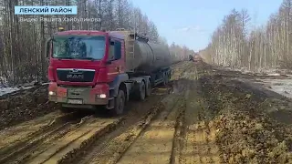 Водители большегрузов двигаются по трассе «Мухтуя», несмотря на запрет Управтодора