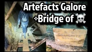 Crossed Rotting Bridge in Artefact Filled Abandoned Mine- Hidden Scotland #mineexploration