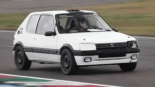 Peugeot 205 GTi 1.9 OnBoard at Franciacorta Circuit!