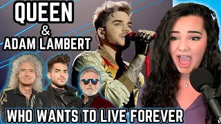 Queen + Adam Lambert - Who Wants To Live Forever | Opera Singer Reacts