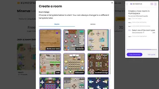 Create a new room in Kumospace