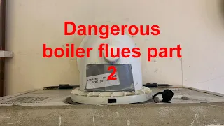 How boiler flues are installed, CORRECT INSTALLATION OF BOILER FLUES PART 2, gas boiler flues,