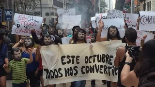 CUIDADO! Marcha de parecidos invade Centro de México