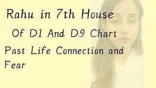 Rahu in 7th house of D1 or D9 Chart, Past Life Connection and Remedies