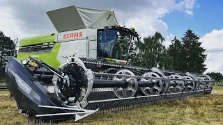 2023 CLAAS LEXION 8700 BIGGEST COMBINE ll  Wheat Harvest #claas #passion #moisson #trending #viral