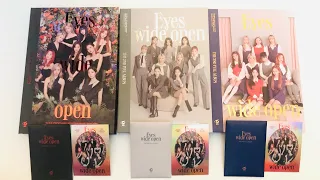 ✨ UNBOXING ✨ TWICE - EYES WIDE OPEN (all 3 versions) (the most beautiful photocards!)