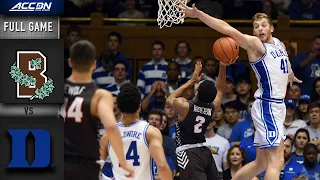 Brown vs. Duke Full Game | 2019-20 ACC Men's Basketball