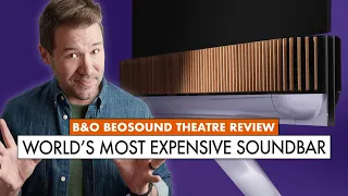MOST EXPENSIVE Sound Bar EVER! Bang Olufsen Review! Beosound Theatre
