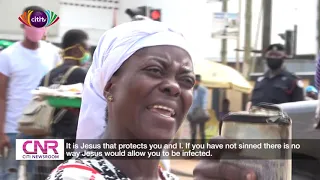 Persons without face masks denied access to Accra’s Central Business District