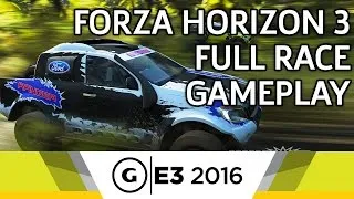 Forza Horizon 3 Full Race Gameplay - E3 2016